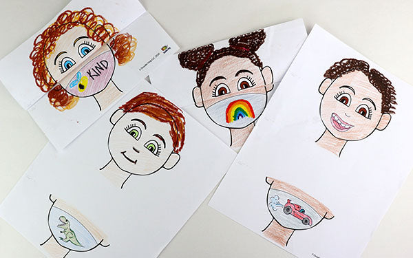 face drawing template for kids