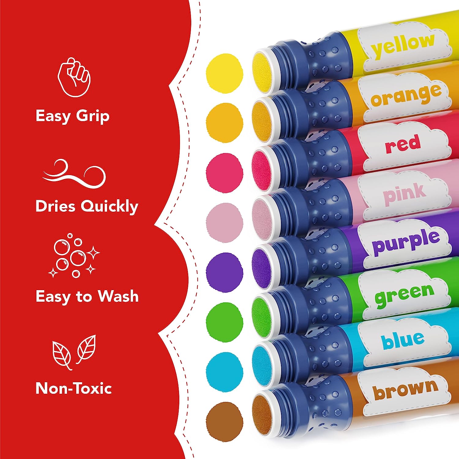 DOODLE HOG Colors & Shapes Sensory Activity Kit, includes bin with lid,  ages 3+