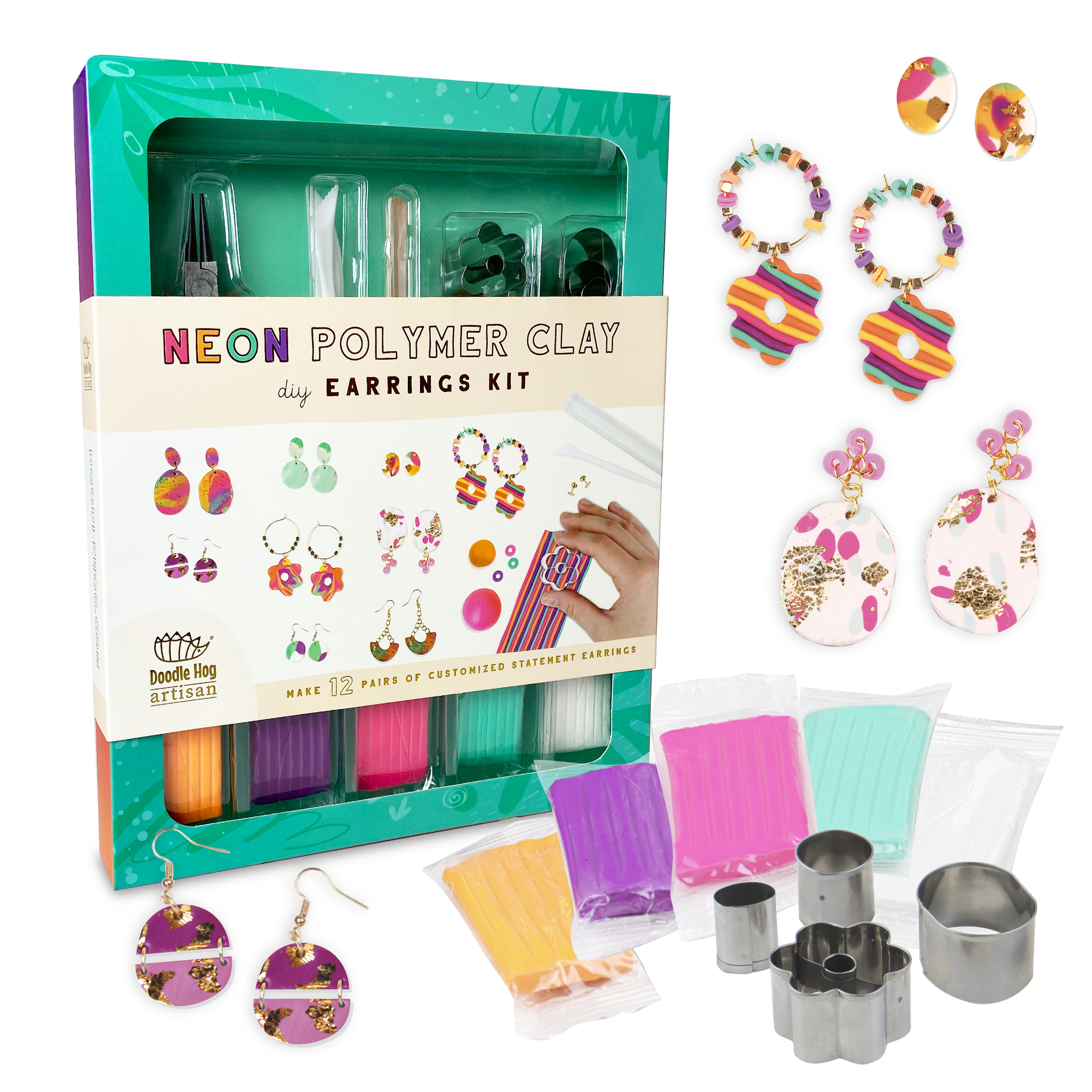 Virtual Polymer Clay Jewelry (Kit Included) - Team Building Activity