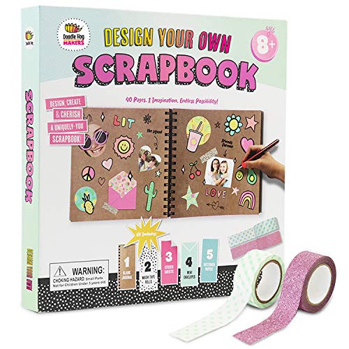 DIY Journal Set,Creative Writing Journal Scrapbook Kit for Teens