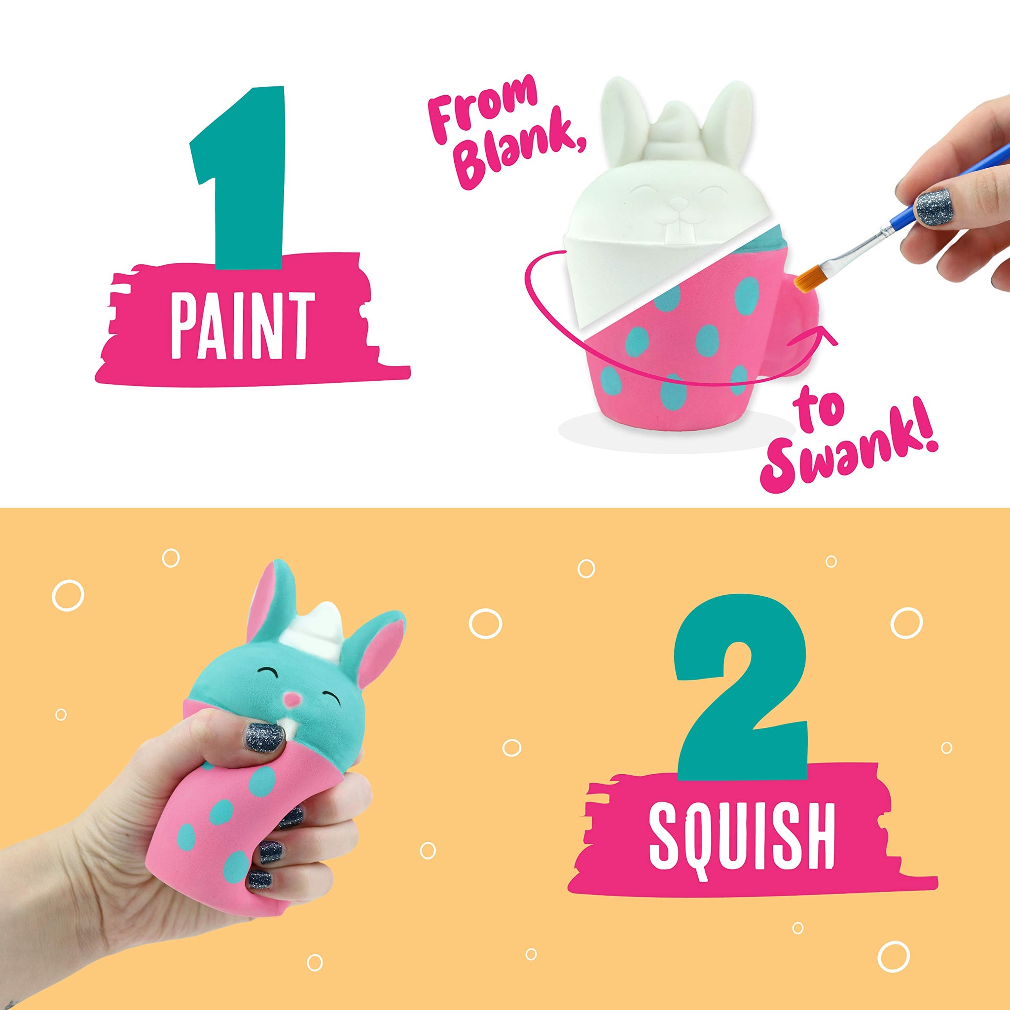Unicorn Gifts For Girls, Arts And Crafts For Girls Ages 6-8-12, Paint  Your Own Squishies Kit, Unicorn Toys Squishy Painting Kit